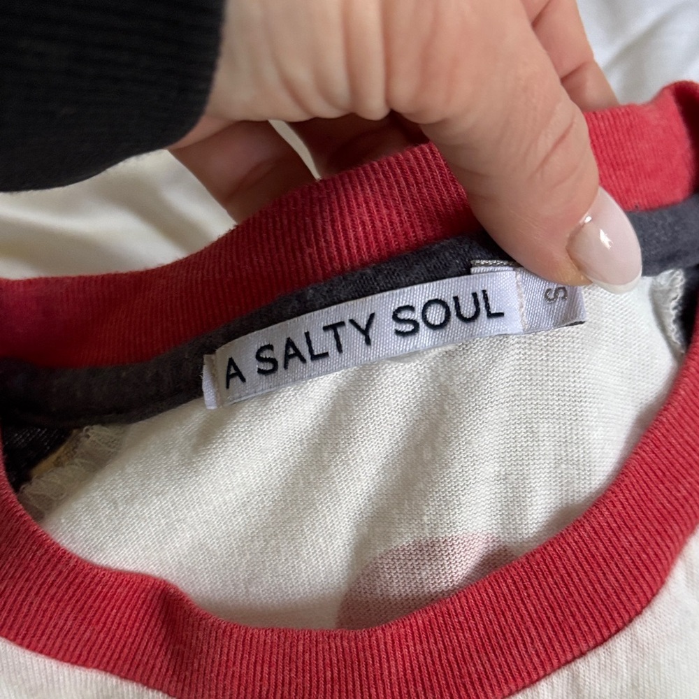 Stay America Salty Raglan Tee - Picture 2 of 2